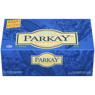 Parkay Original Margarine Square Spread, 12 units 1.36 kg, $0.70/100g