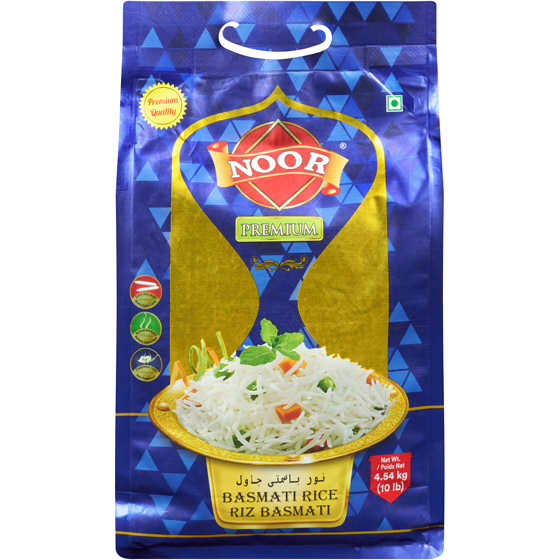 Gelda Riz basmati Noor 4.54 kg, 0,26 $/100g