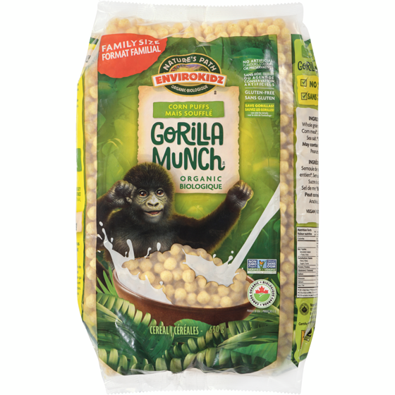 Nature's Path Organic Gorilla Munch Cereal 650 g, $1.61/100g