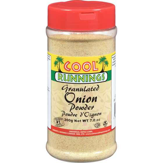 Cool Runnings Poudre d’oignon granulée 200 g, 2,40 $/100g