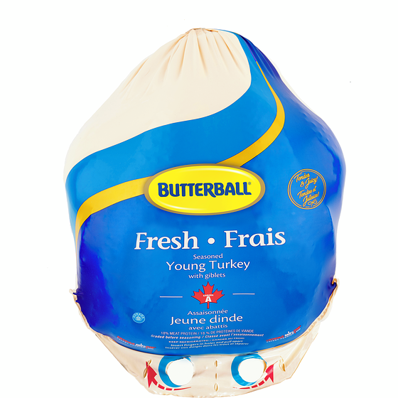 Butterball Fresh Turkey 7 Kg and Up $8.82/1kg $4.00/1lb