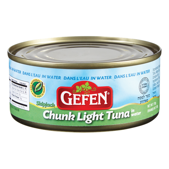 Gefen Kosher Chunk Light Tuna, In Water 170 g, $1.17/100g