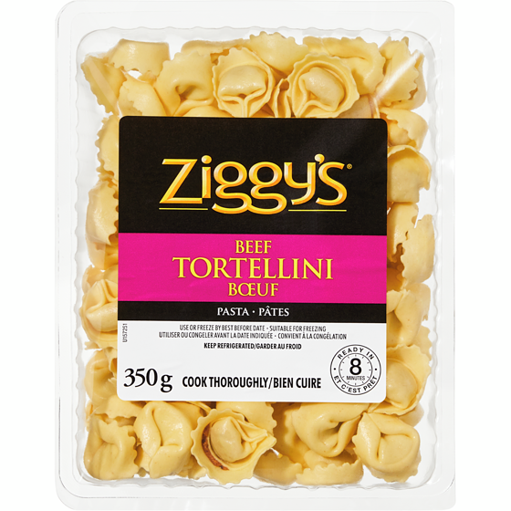 Ziggy's Beef Tortellini 350 g, $1.14/100g