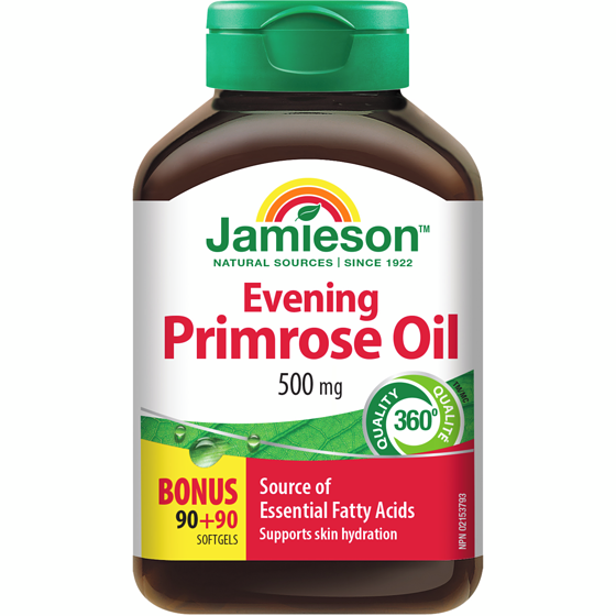 Jamieson Evening Primrose Oil Softgels, 500 mg 180 ea, $0.11/1ea
