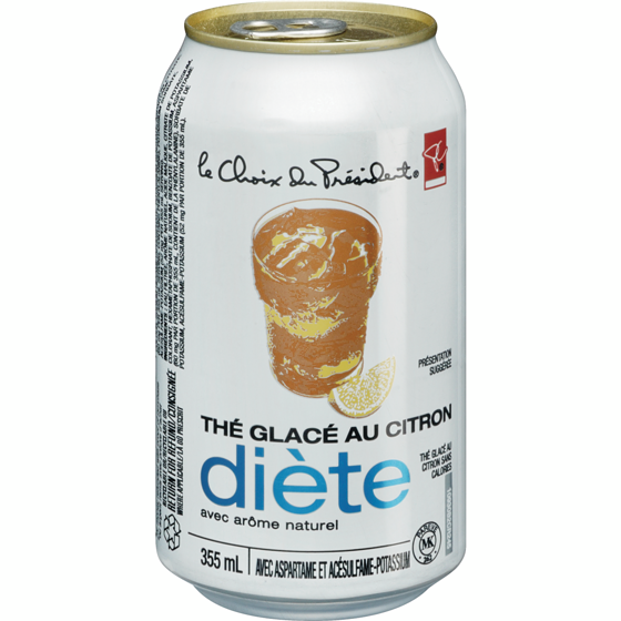 le Choix du Président Thé glacé au citron diète 12x355.0 ml, 0,17 $/100ml