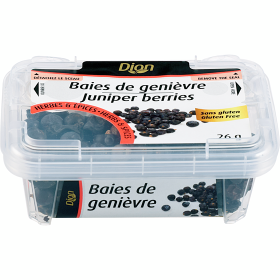 Dion Baies de genièvre 26 g, 19,19 $/100g