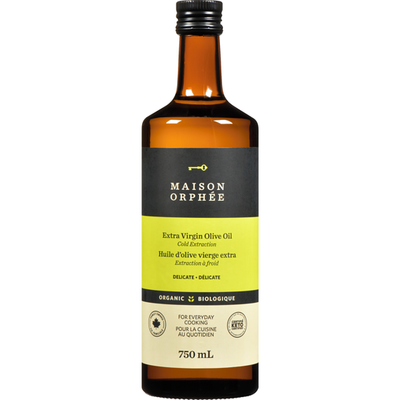 Maison Orphée Huile d’olive extra-vierge délicate 750 ml, 3,20 $/100ml