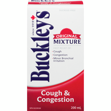 Buckley's Cough & Congestion Syrup 200 ml, $8.00/100ml