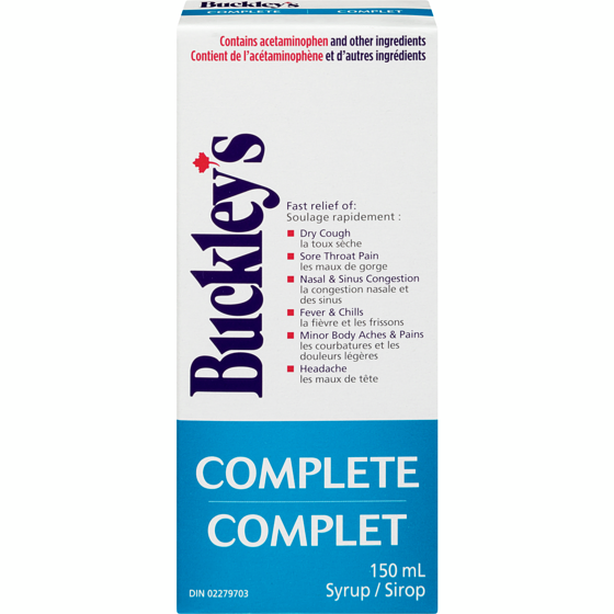 Buckley's Complete Syrup For Cough, Cold & Flu Relief 150 ml, $11.33/100ml