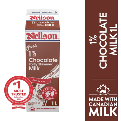 Neilson Chocolate Milk 1 l, $0.38/100ml