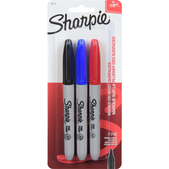 Sharpie Permanent Marker Assorted Colors 1 ea, $5.50/1ea