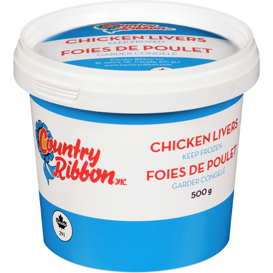 Country Ribbon Chicken Liver 500 g, $1.00/100g