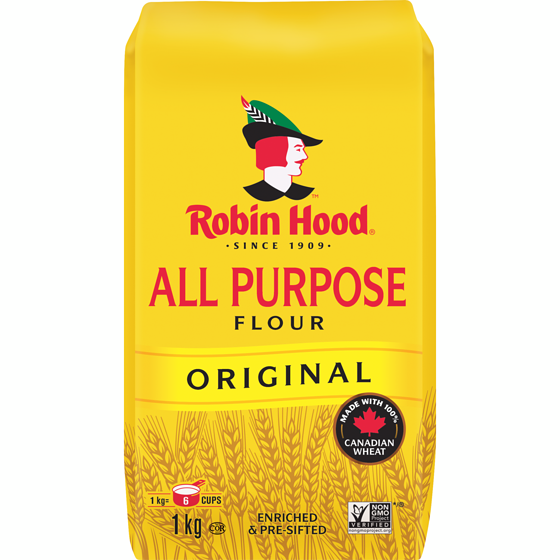 Robin Hood Original All Purpose Flour 1 kg, $0.45/100g