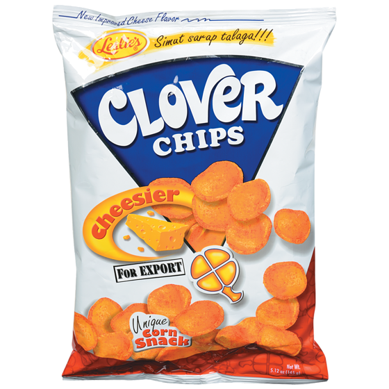 Leslie's Clover Potato Chips, Cheese 160 g, $1.56/100g
