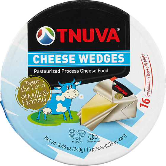 Tnuva Kosher Cheese Wedges 240 g, $4.37/100g