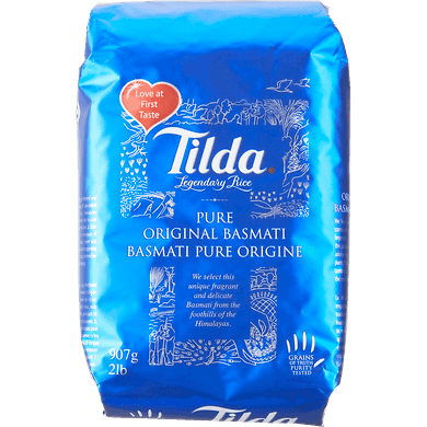 Tilda Pure Original Basmati Rice 907 g, $0.83/100g