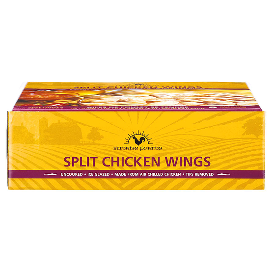 null Ailes de poulet séparées 4 kg, 1,17 $/100g