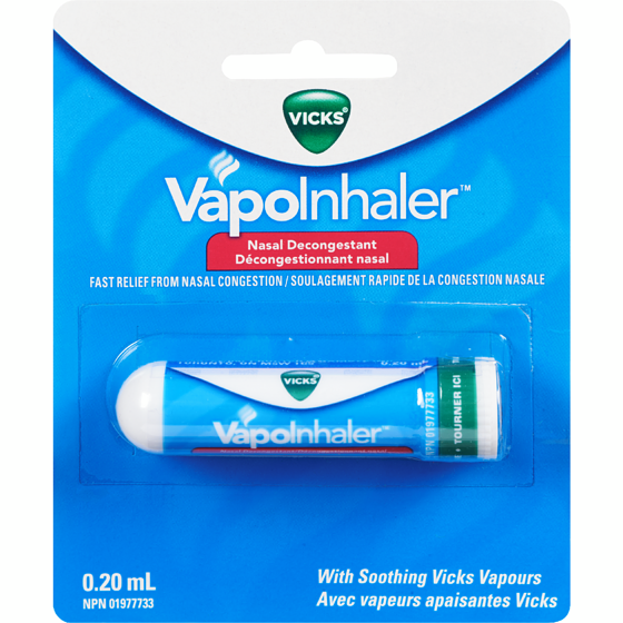 Vicks Inhalateur VapoInhaler 0.2 ml, 3 250,00 $/100ml
