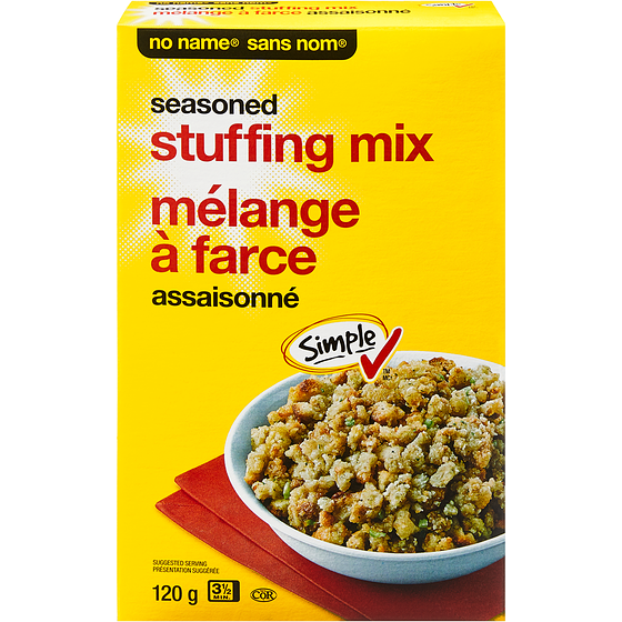 Sans Nom Mélange à farce assaisonné 120 g, 1,91 $/100g