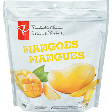 President's Choice Dried Mango Slices 800 g, $2.13/100g