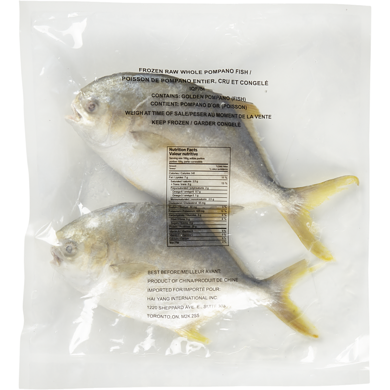 null Golden Pompano Fish, Frozen $11.00/1kg $4.99/1lb