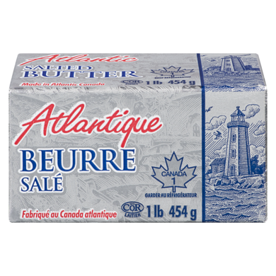 null Beurre de l'Atlantique, salé 454 g, 1,54 $/100g