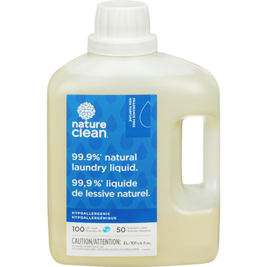 Nature Clean Laundry Liquid, Unscented 3 l, $0.57/100ml