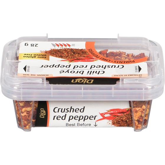 Dion Crushed Red Pepper 28 g, $9.96/100g