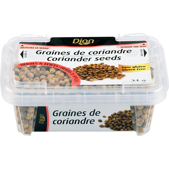 Dion Whole Coriander 21 g, $12.81/100g