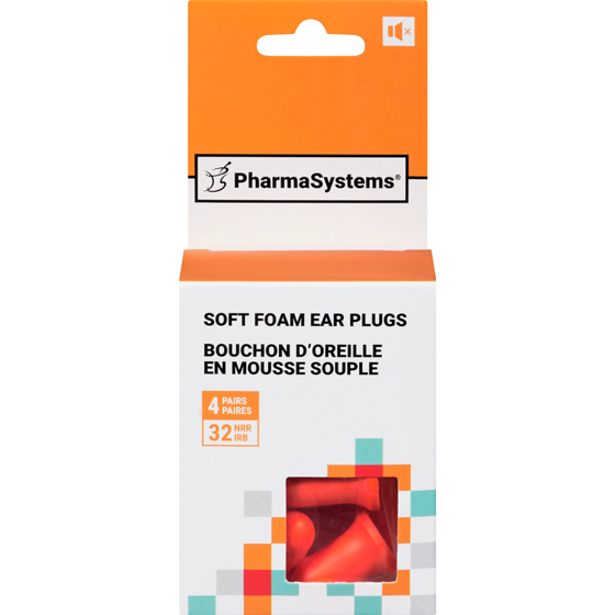 PharmaSystems uHear Soft Foam Ear Plugs 8 ea, $0.62/1ea