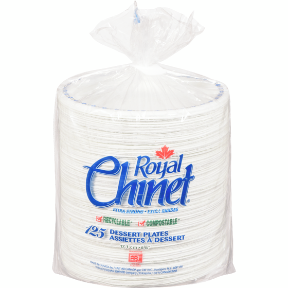 Royal Chinet Assiette à dessert Royal Chinet de 6,75 po 1 ea, 0,13 $/1ch