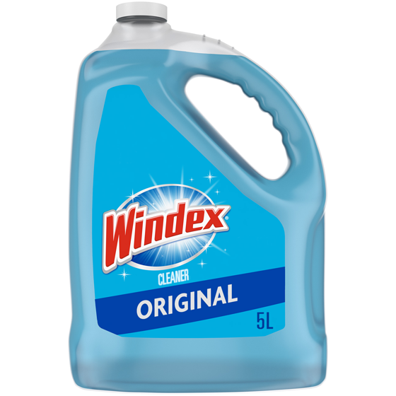Windex Original Glass and Window Cleaner Refill 5 l, $0.42/100ml