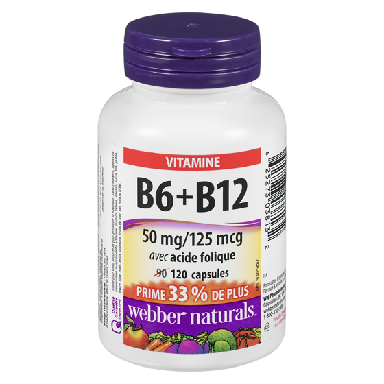 Webber Naturals Complexe B 100 mg 120 ea, 0,08 $/1ch