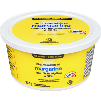 Sans Nom Margarine faite d'huile végétale à 68 % 907 g, 0,64 $/100g