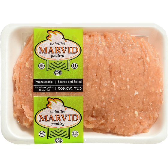 Marvid Poultry Kosher Ground White Chicken $27.43/1kg $12.45/1lb