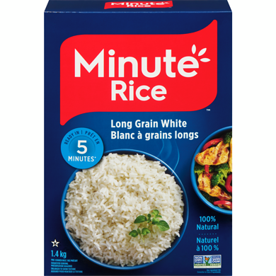 Minute Rice Riz à grains ronds de choix 1.4 kg, 0,54 $/100g