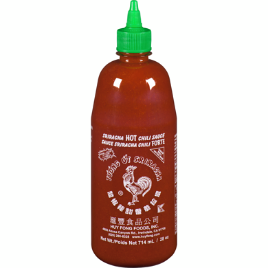 Huy Fong Sauce sriracha 714 ml, 1,12 $/100ml