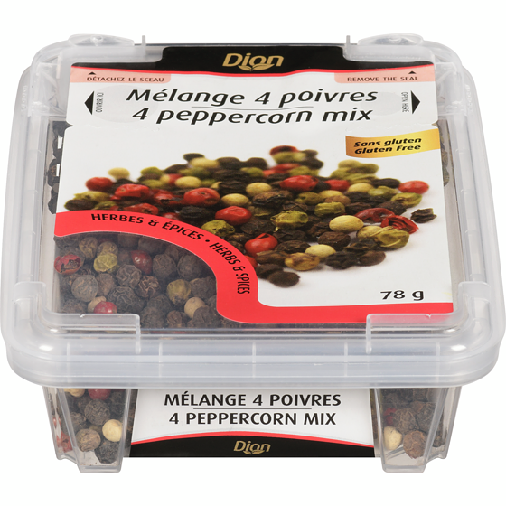 Dion Mélange 4 poivres 78 g, 10,26 $/100g