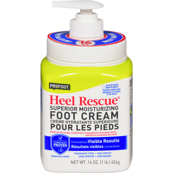 Heel Rescue Crème hydratante supérieure pour les pieds Heel Rescue 454 g, 4,33 $/100ml