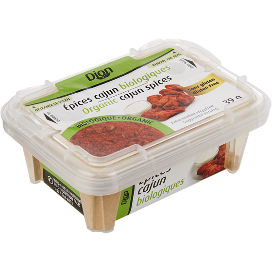 Dion Épices cajuns biologiques 39 g, 14,08 $/100g