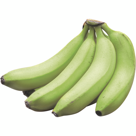 null Green Cooking Bananas $1.74/1kg $0.79/1lb