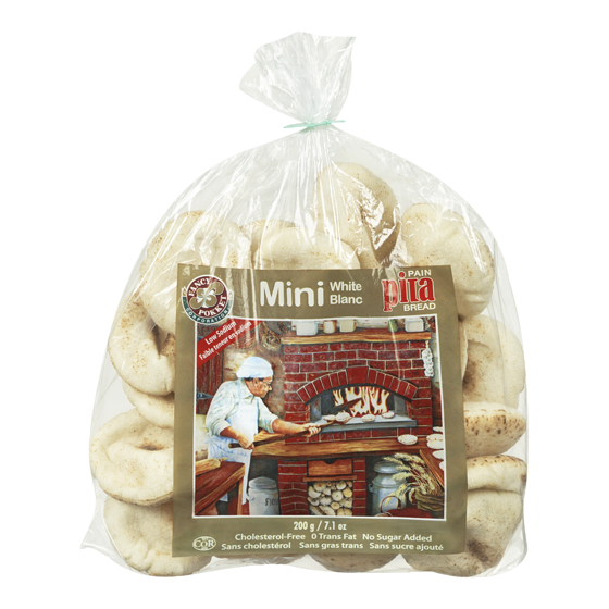 Fancy Pokket Mini White Pita 200 g, $1.65/100g