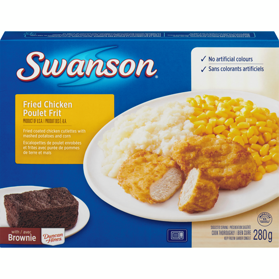 Swanson Fried Chicken 280 g, $1.53/100g