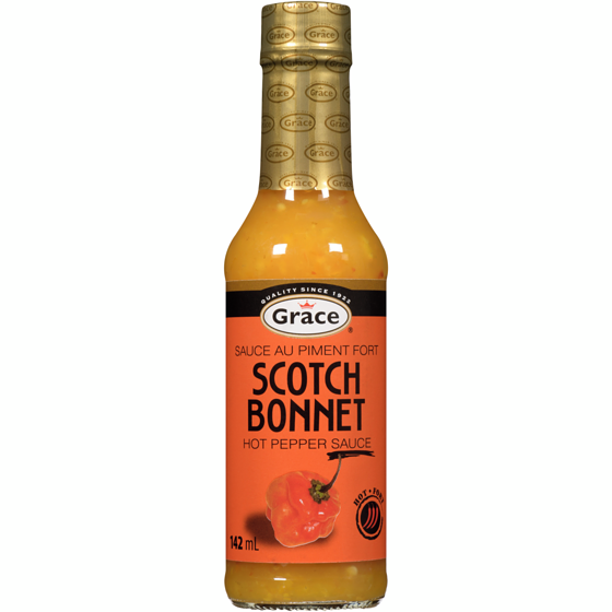 Grace Sauce piquante aux poivrons Scotch Bonnet 142 ml, 2,11 $/100ml