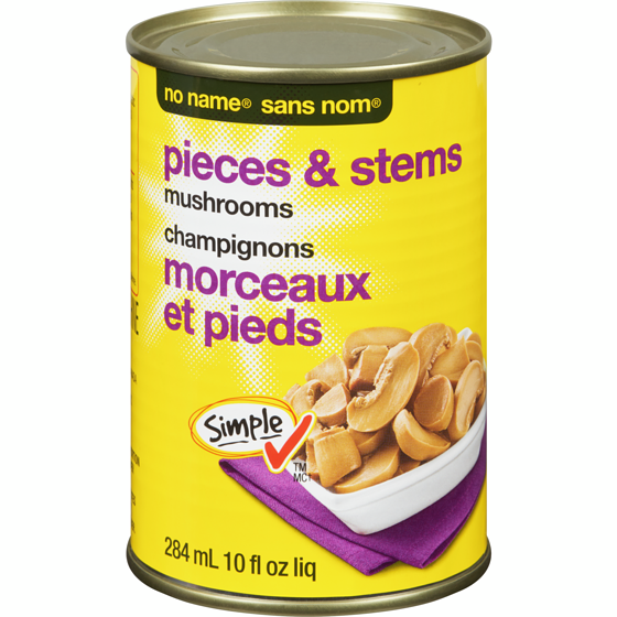 No Name Mushrooms Pieces & Stems 284 ml, $0.45/100ml