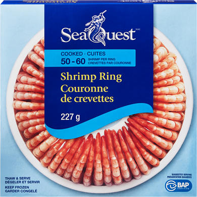 Seaquest Shrimp Ring 227 g, $3.74/100g