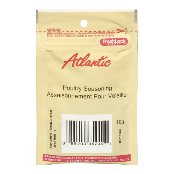 null Atlantic Assais De Volaille 10 g, 12,90 $/100g