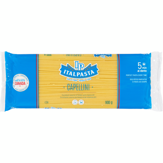 Italpasta Capellini 900 g, $0.33/100g