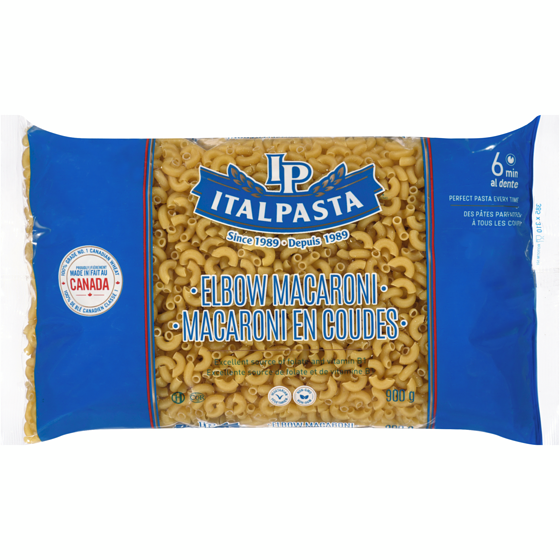 Italpasta CoudesElbows 900 g, 0,39 $/100g