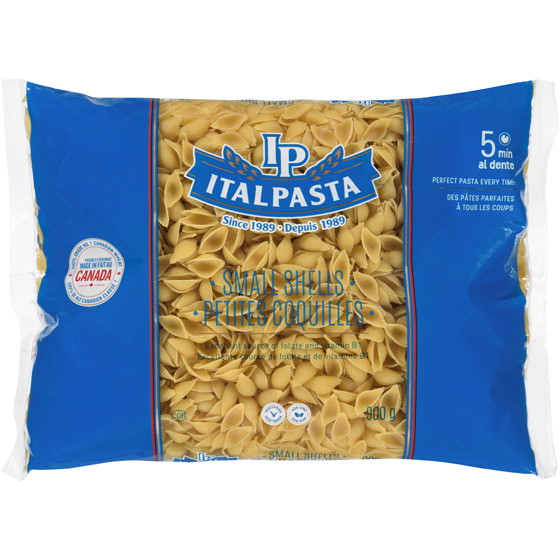 Italpasta Small Shells 900 g, $0.33/100g